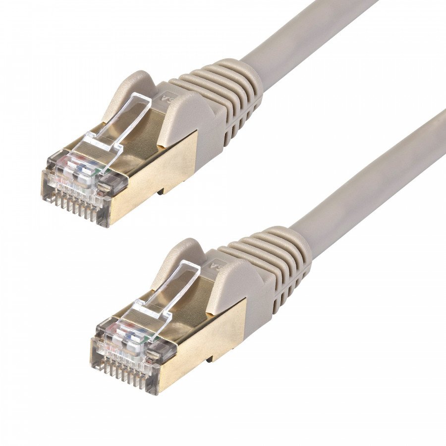 Image of Startech cavo di rete ethernet rj45 cat6a da 10m - grigio Cavo di rete Ethernet RJ45 CAT6a da 10m - Grigio Cavi - accessori vari Informatica