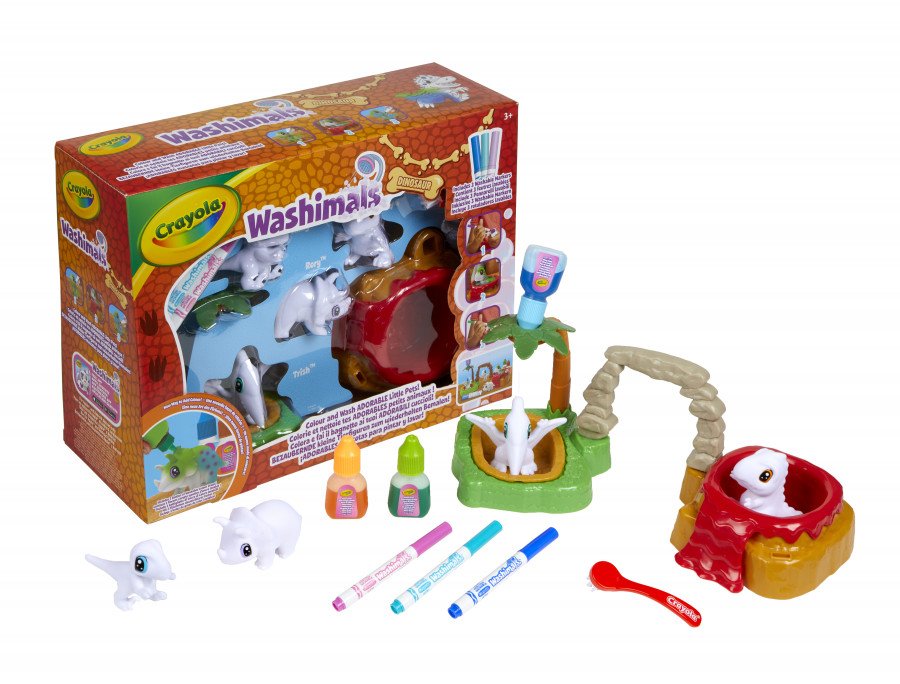 Image of Crayola washimals - set attività dinosauri Washimals - Set attività Dinosauri Bambini & famiglia Console, giochi & giocattoli