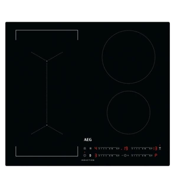 Image of Aeg piano cottura ikb64443ib a induzione 4 zone cottura da 58 cm nero Incasso Elettrodomestici