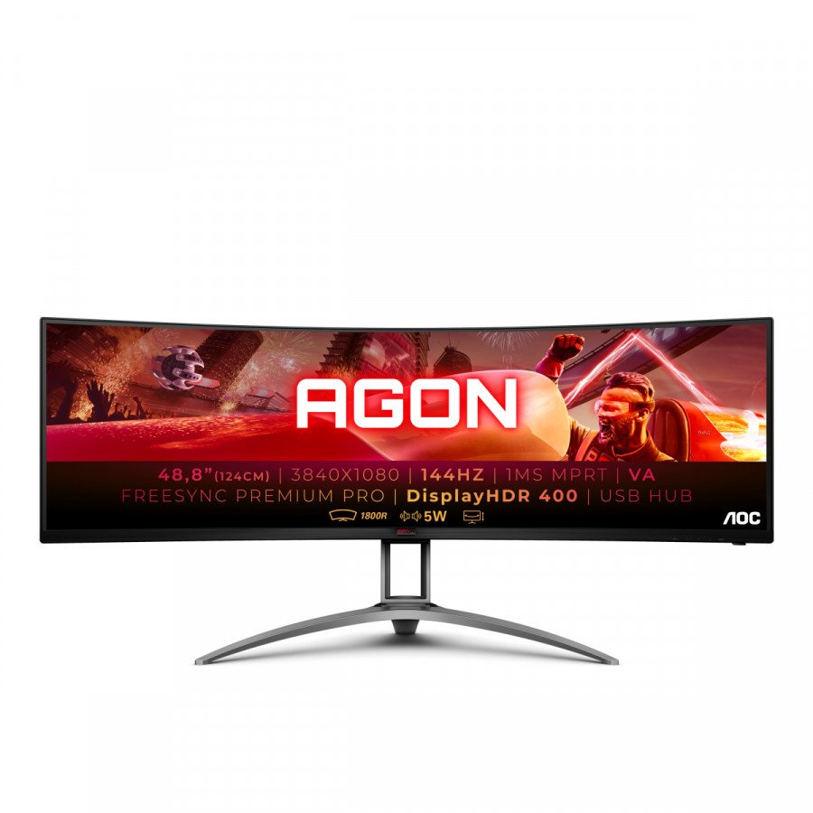 Image of Aoc 48 8 monitor agon va 3840x1080 32:9 gaming Monitor Informatica