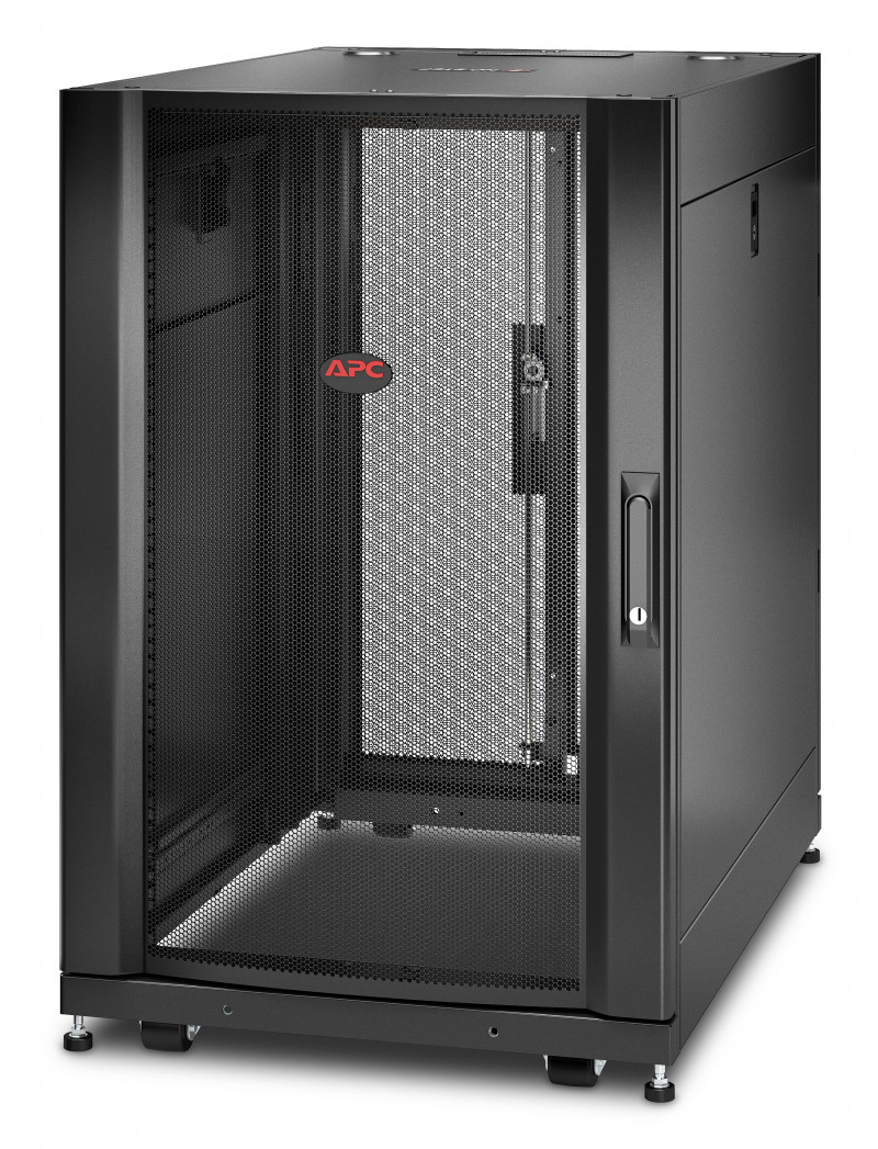 Image of Apc netshelter sx 18u 600mm x 900mm w/ sides black Armadi rack Informatica