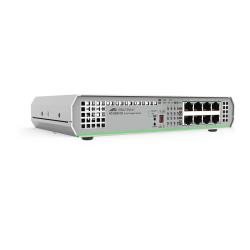 Image of Allied telesis at-gs910/8-50 8 port 10/100/1000tx unmanaged s switch websmart Networking Informatica