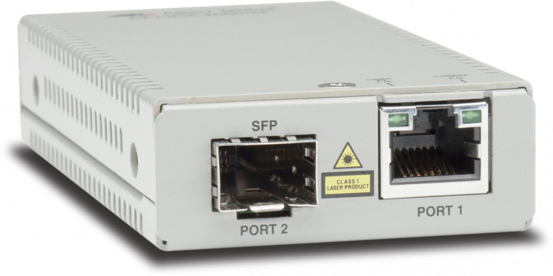 Image of Allied Telesis Allied Telesis Mini Media Converter 10/100/1000T to SFP Networking Informatica