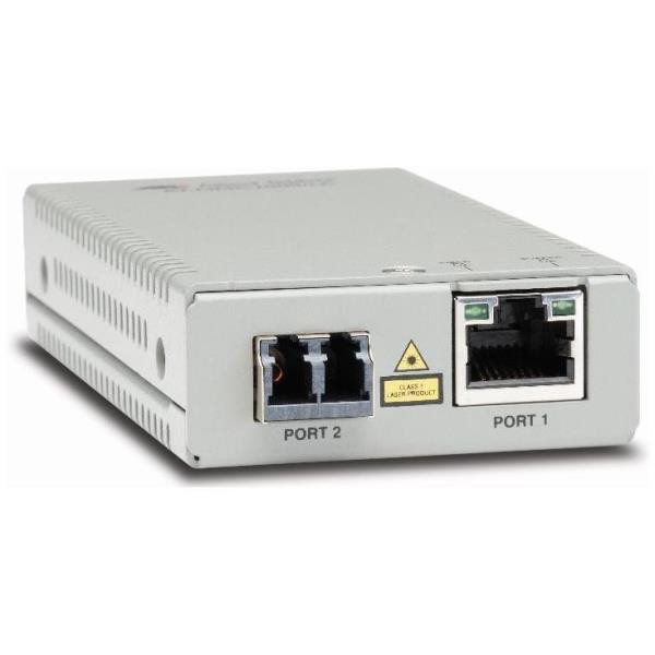 Image of Allied telesis at-mmc200/lc-60 taa 10/100tx to 100fx/lc mm med rate converter multi-region psu AT-MMC200/LC-60 Networking Informatica
