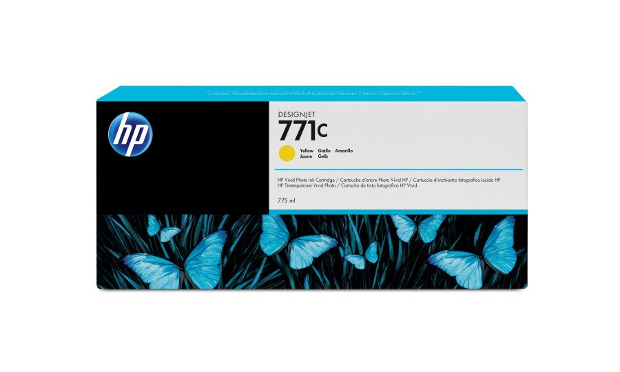 Image of Hp hewlett packard hp b6y10a 771c ink jet giallo [] 771c Materiale di consumo Informatica