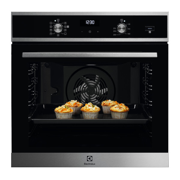 Image of Electrolux forno vap eod5h40x a 72l nero rex-electrolux built in EOD5H40X Incasso Elettrodomestici