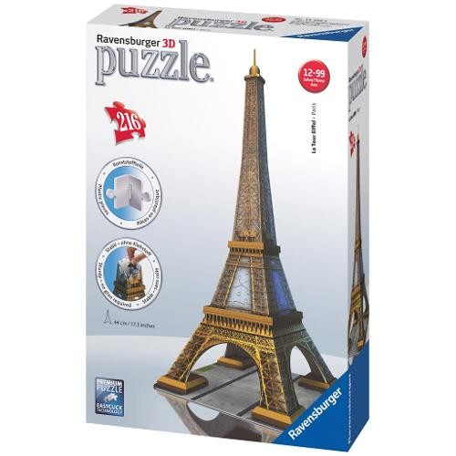 Image of Ravensburger puzzle ravensburger 12556 3d tour eiffel La Tour Eiffel Bambini & famiglia Console, giochi & giocattoli