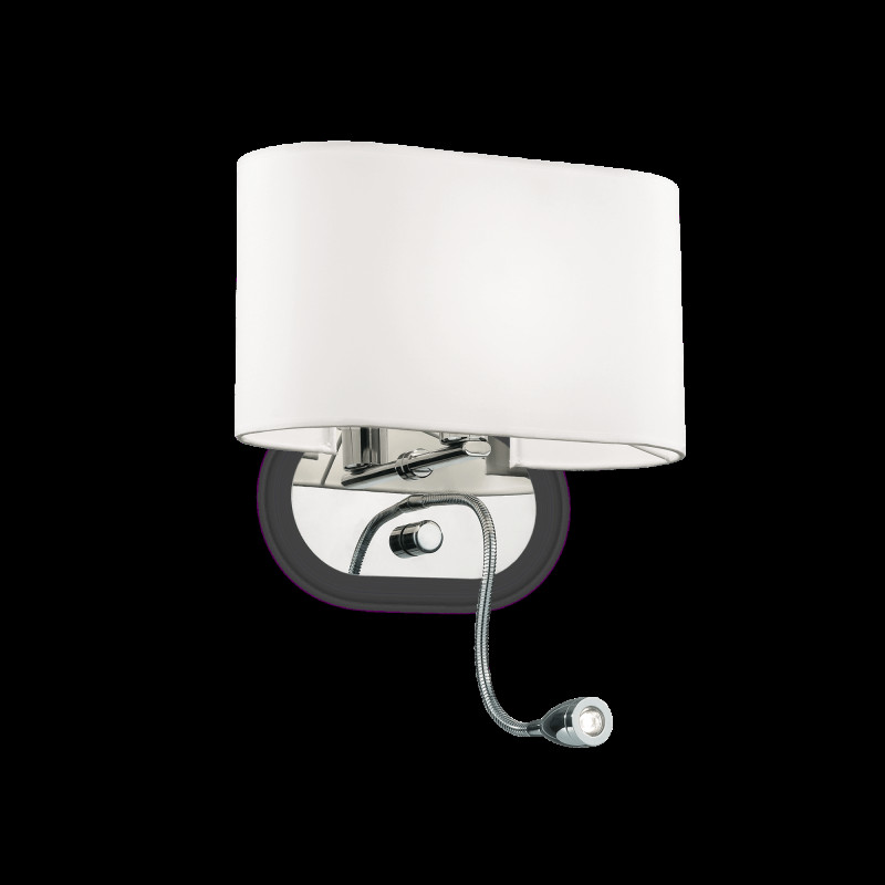 Image of Ideal lux sheraton ap2 bianco lampada da parete l 300 x h 350 x p 200 mm Luci & illuminazione Casa & cucina