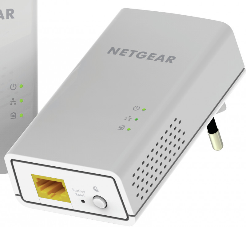 Image of Netgear power line netgear pl1000 100pes av1000 lan grey Networking Informatica