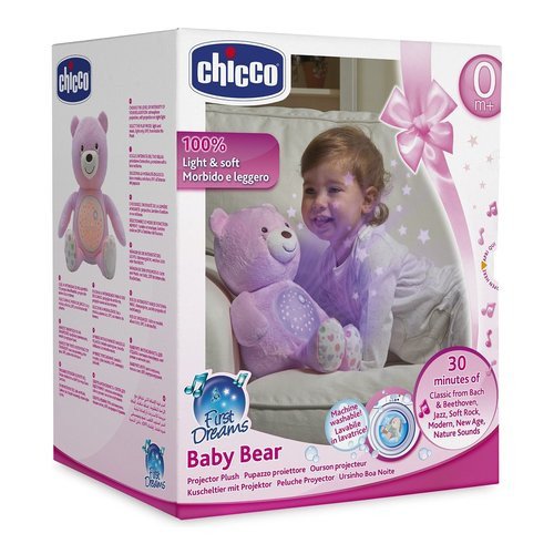 Image of Chicco peluche chicco 00008015100000 first dreams baby bear rosa
