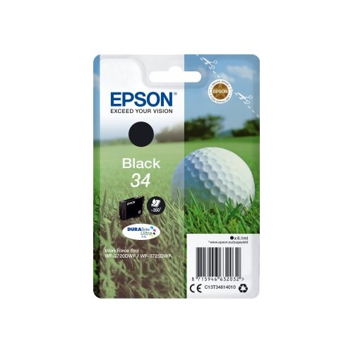 Image of Epson c.ink t34614020 black pallina golfx wf3720 PALLINA DA GOLF Materiale di consumo Informatica