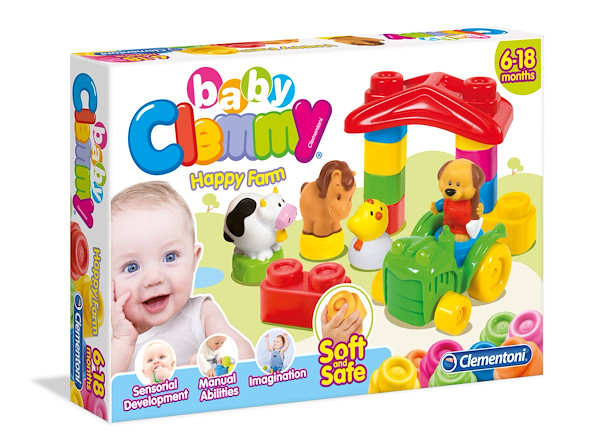 Image of Clementoni soft clemmy - happy farm farm giocattolo Soft Clemmy - Happy Farm Bambini & famiglia Console, giochi & giocattoli