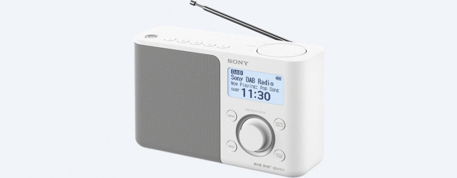 Image of Sony radio sony xdrs61dw dab+ bianco Audio portatile /hi fi Audio - hi fi