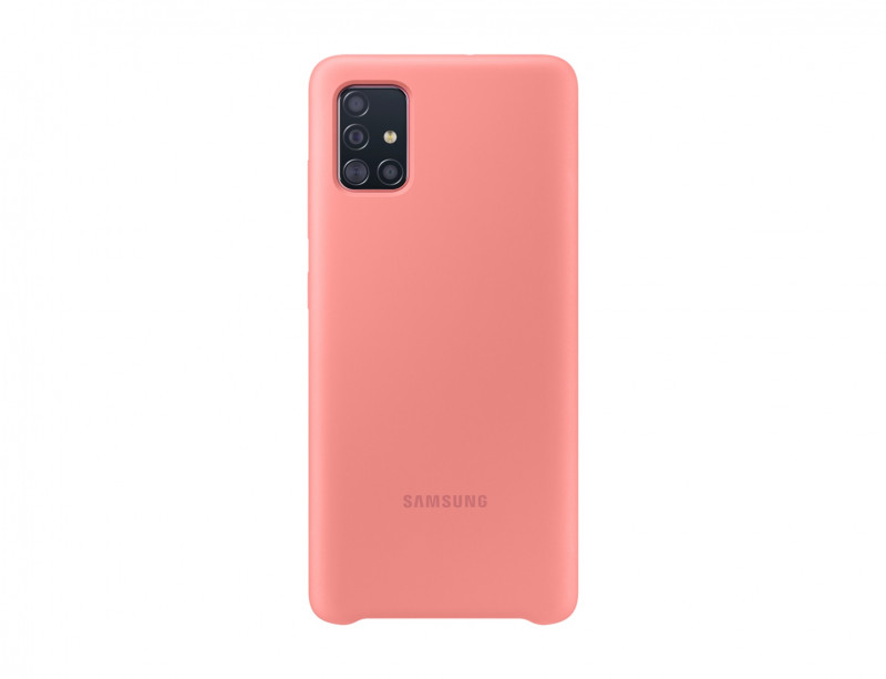 Image of Samsung cover samsung ef pa515tpegeu silicon galaxy a51 rosa Apparati telecomunicazione Telefonia