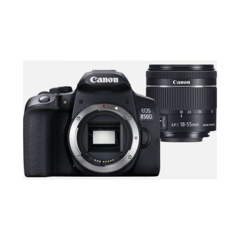 Image of Canon 850d + ef s 18 55mm f/4 5.6 is stm fotocamera reflex canon 3925c002 eos 850d + e Fotocamere reflex Tv - video - fotografia
