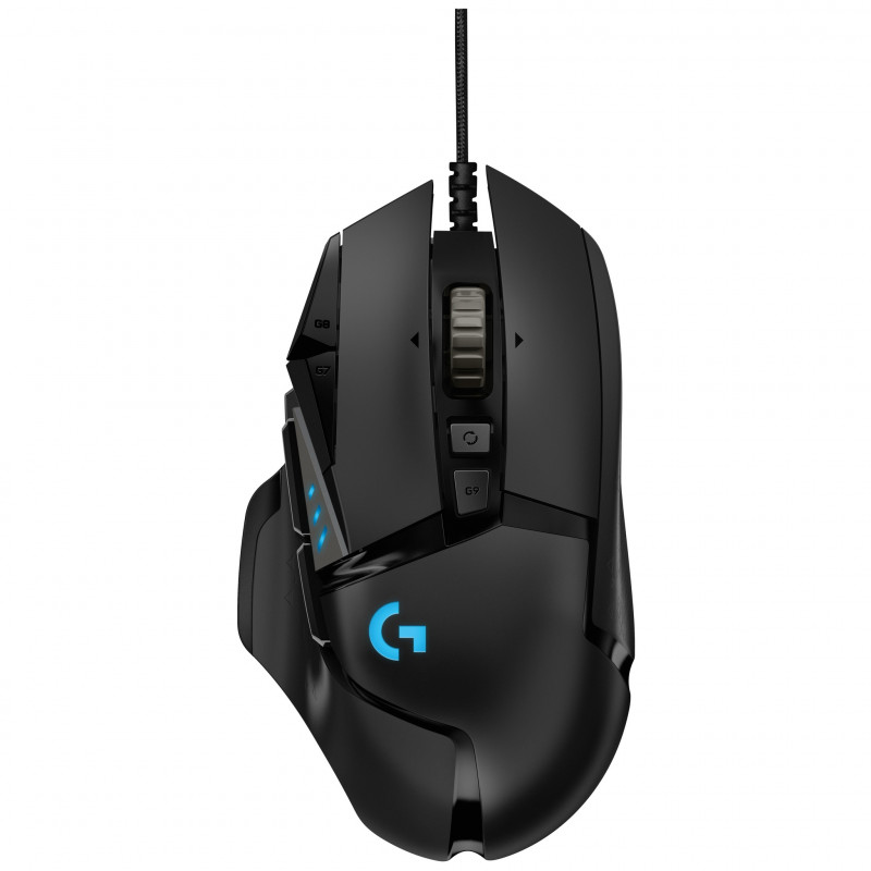 Image of Logitech g502 hero gaming mouse g502 hero gaming mouse 910005471 g502 hero ewr2 LOGITECH G502 HERO GAMING MOUSE Componenti Informatica