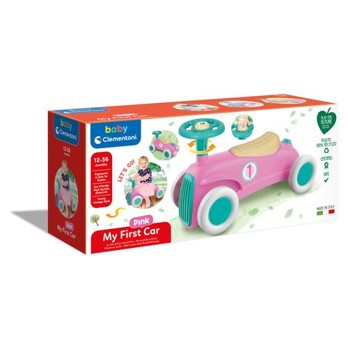 Image of Clementoni la mia prima macchinina pink Bambini & famiglia Console, giochi & giocattoli