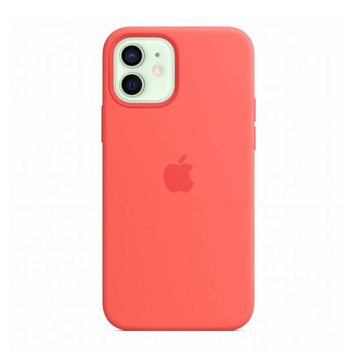 Image of Apple iphone 12 12 pro silicone case with magsafe - pink citrus mhl03zma cover app.iph iPhone 12 12 Pro Silicone Case with MagSafe - Pink Citrus Apparati telecomunicazione Telefonia