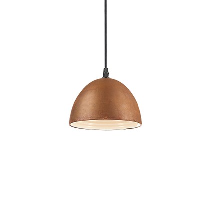 Image of Ideal lux folk sp1 d18 corten lampada a sospensione d 180 x h min 360 / max 2140 mm Luci & illuminazione Casa & cucina