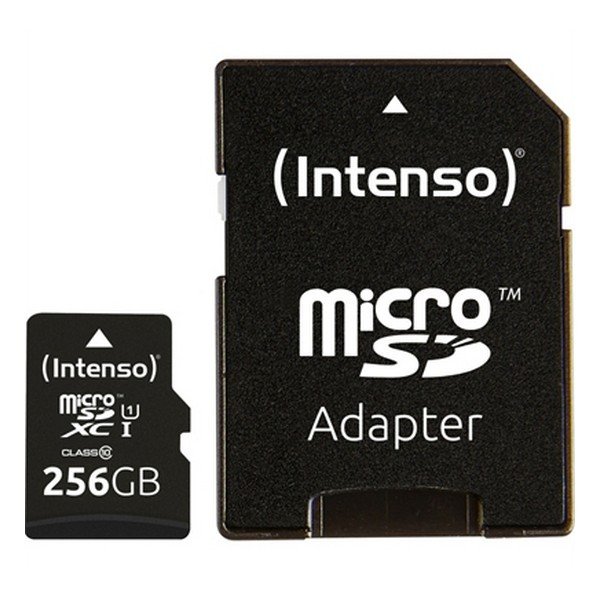 Image of Intenso 3423491 micro sd con adattatore 256gb uhs-i memory card Memory card Informatica
