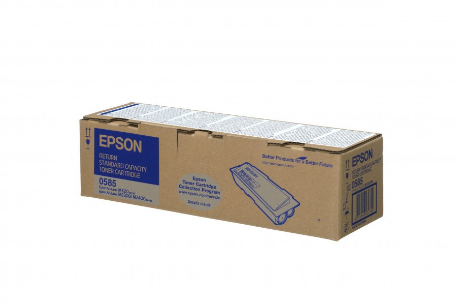 Image of Epson c13s050585 cartuccia toner nero return capacita' st C13S050585 Materiale di consumo Informatica