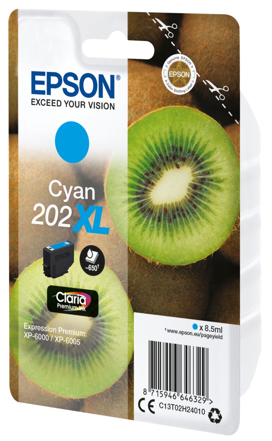 Image of Epson cart.ciano kiwi 202 xl cartucce mpg s1 KIWI 202XL Materiale di consumo Informatica