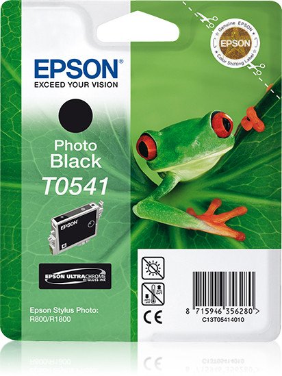 Image of Epson cartuccia t0541 rana 130 ml nero photo RANA Materiale di consumo Informatica