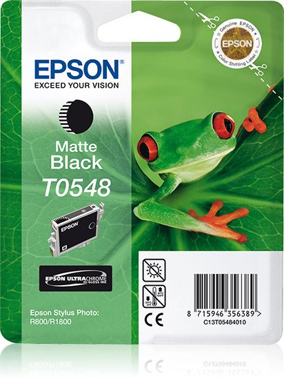 Image of Epson rana cartuccia pigmenti ultrachrome hi-gloss nero-r1800 RANA Materiale di consumo Informatica