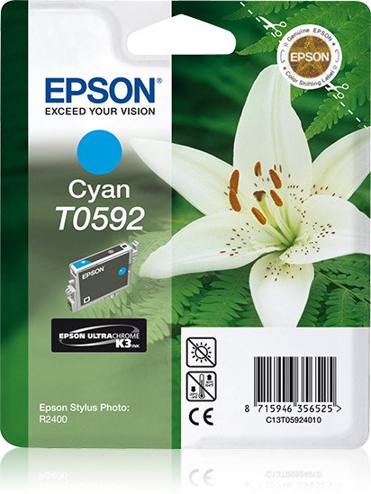 Image of Epson cartuccia ciano x s/ph r2400 Materiale di consumo Informatica