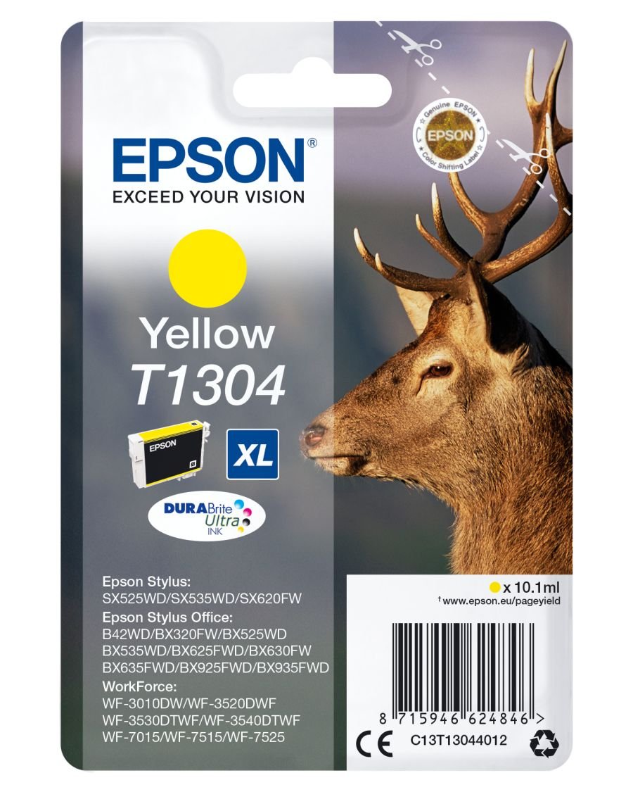 Image of Epson cartuccia inch.giallo cervo tg.xl consumer mpg s1 CERVO Materiale di consumo Informatica