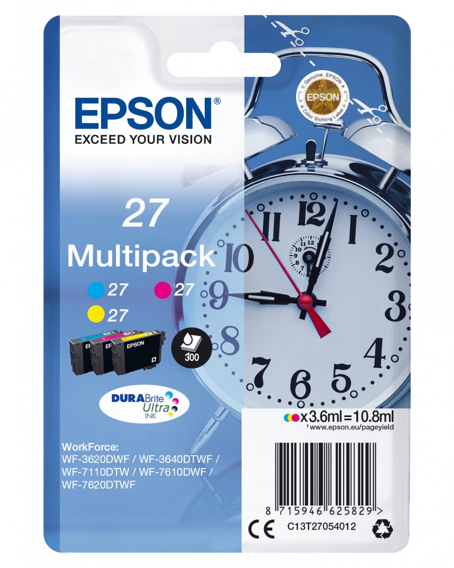 Image of Epson set cartucce stampante epson c13t27054022 multipack t27 Materiale di consumo Informatica