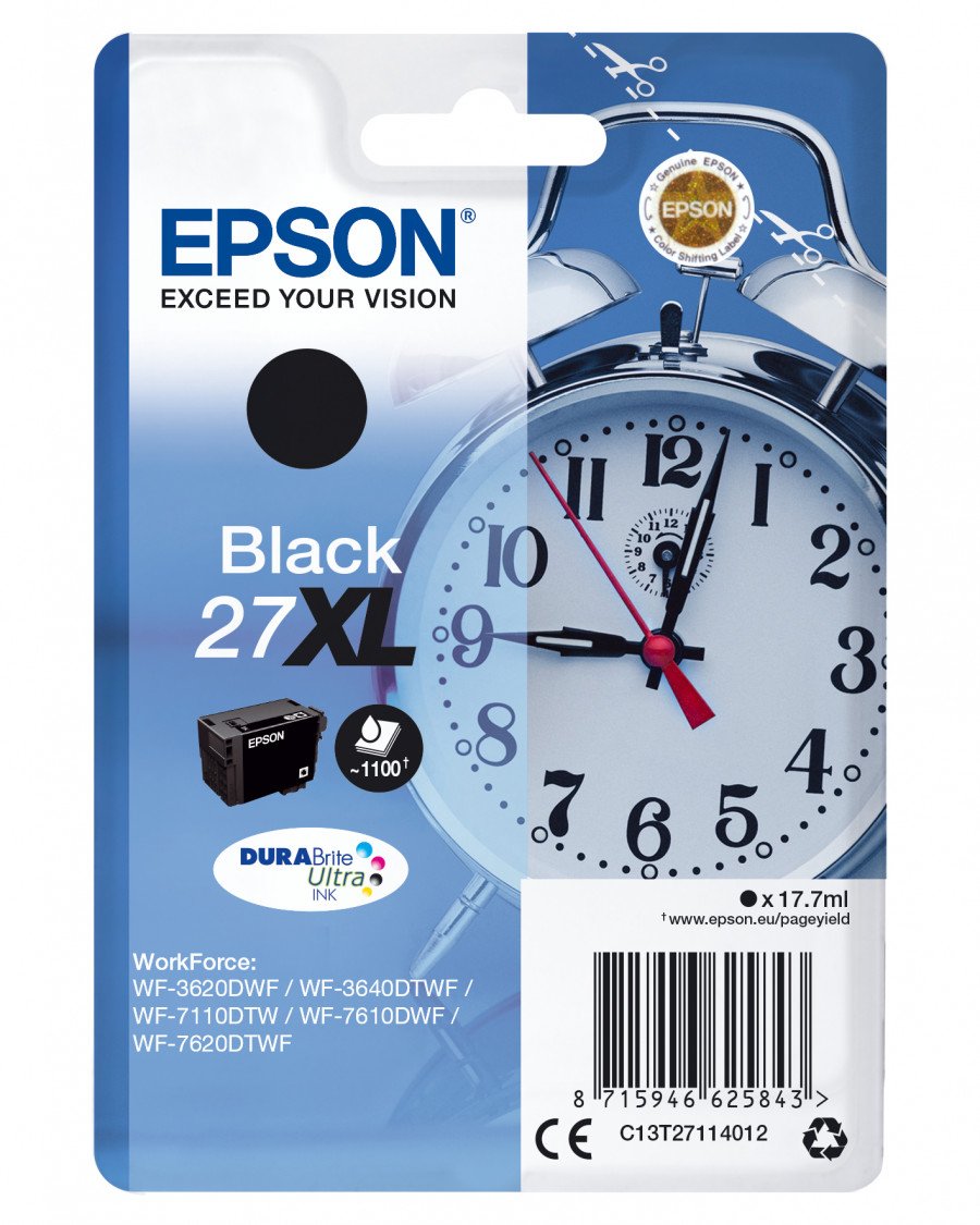 Image of Epson cartuccia stampante epson c13t27114010 durabrite 27 xl Materiale di consumo Informatica