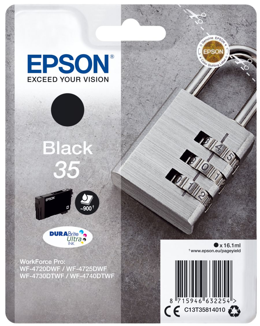 Image of Epson cartuccia nero 35 lucchetto Materiale di consumo Informatica