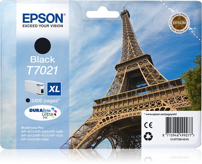 Image of Epson tour eiffel tanica inchiostro a pigmenti nero TOUR EIFFEL Materiale di consumo Informatica