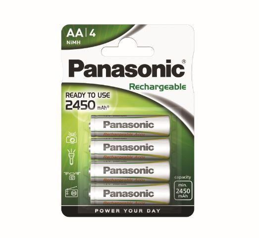 Image of Panasonic batteria stilo aa ricaricabile panasonic hhr 3xxe 4bc evolta READY TO USE Materiale di consumo Informatica