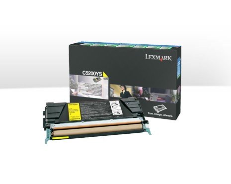 Image of Lexmark c520 c5200ys toner giallo retur# C5200YS Materiale di consumo Informatica