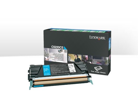 Image of Lexmark c522 c5220cs toner ciano return C5220CS Materiale di consumo Informatica