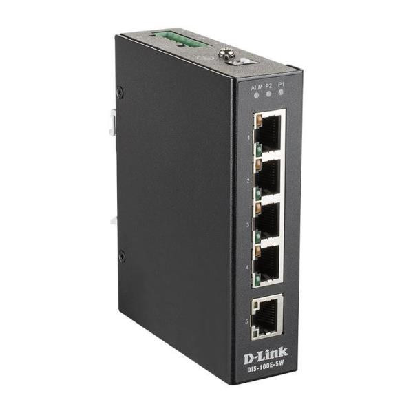 Image of D-link dis-100e-5w 5 port unmanaged switch with x codici 15% margine DIS-100E-5W Networking Informatica