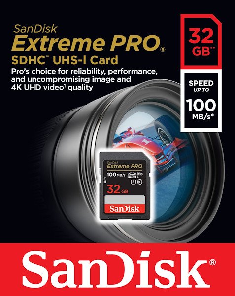 Image of Sandisk 3101150 sandisk extreme pro 32gb Memory card Informatica