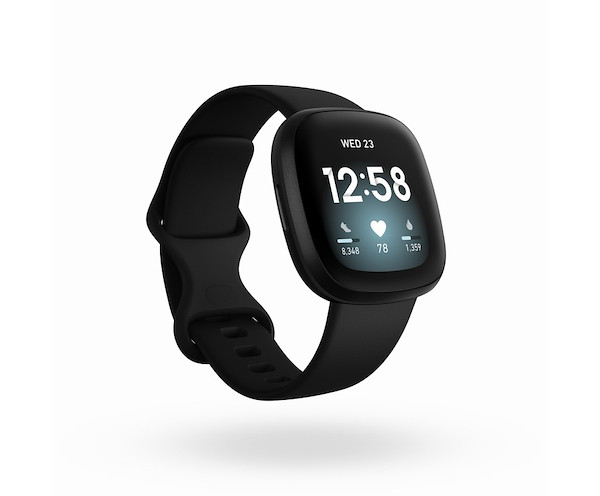 Image of Fitbit smartwatch fitbit 811138039813 versa 3 black Smartwatch Telefonia