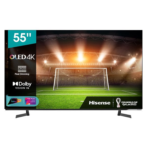 Image of Hisense tv hisense 55a80g a80 series smart tv 4k uhd dark grey Tv led / oled Tv - video - fotografia