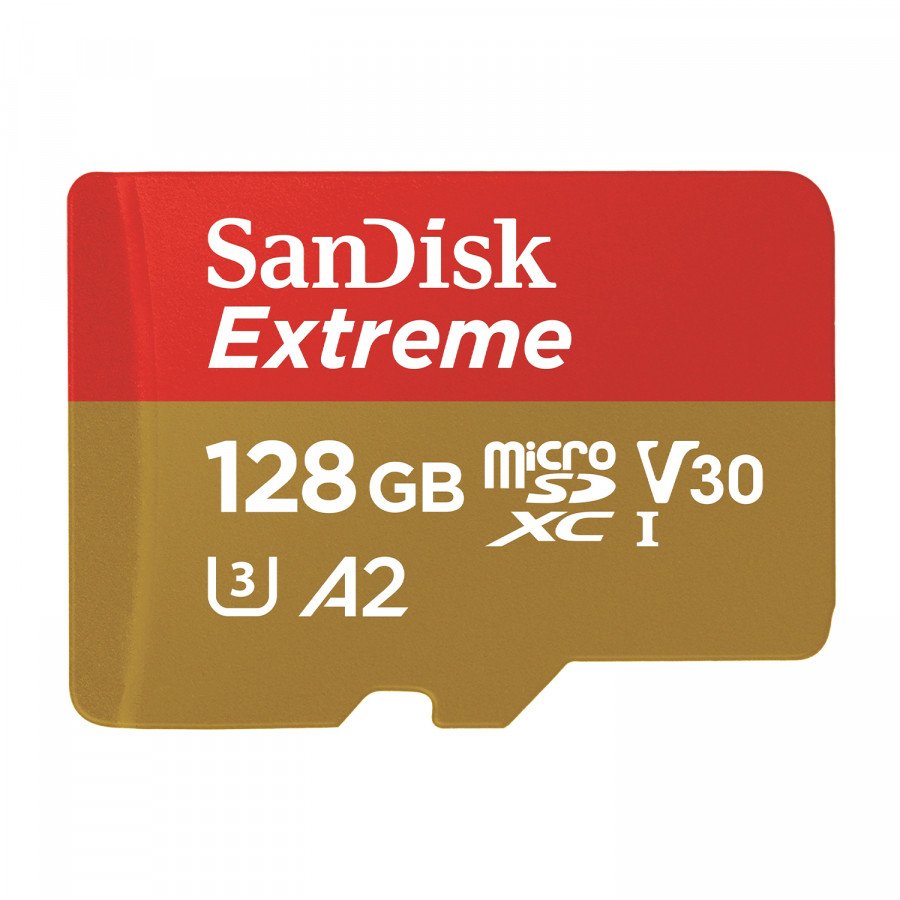 Image of Sandisk extreme microsdxc 128gb+sd adapter 190mb/s 90mb/s a2 c10 v3 Memory card Informatica