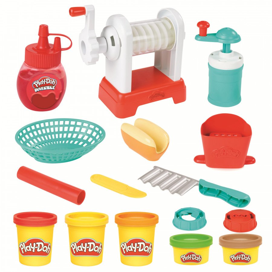 Image of Play-doh play-doh set patatine fritte a spirale Bambini & famiglia Console, giochi & giocattoli