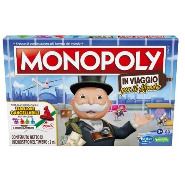 Image of Hasbro monopoly in viaggio per il mondo Bambini & famiglia Console, giochi & giocattoli