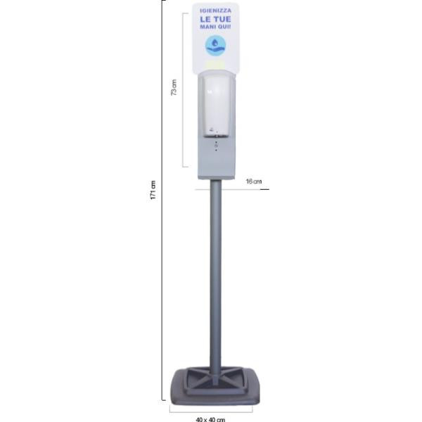 Image of Metodo colonna con dispenser automatico COLONNA CON DISPENSER AUTOMATICO Igiene sapone e medicali Ufficio cancelleria