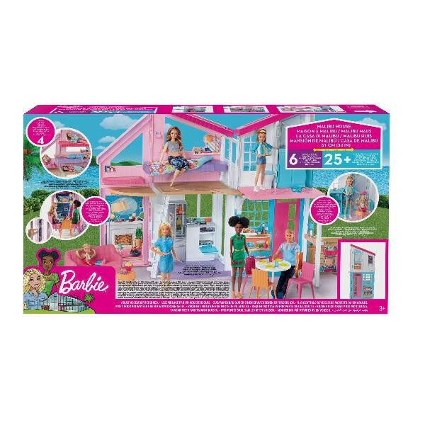 Image of Mattel barbie malibu house nuova casa di giocattolo Barbie Malibu House Bambini & famiglia Console, giochi & giocattoli