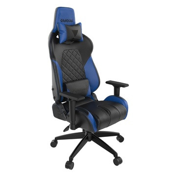 Image of Gamdias sedia gaming achilles e1 nera / blue rgb comfort Sedie gaming Console, giochi & giocattoli