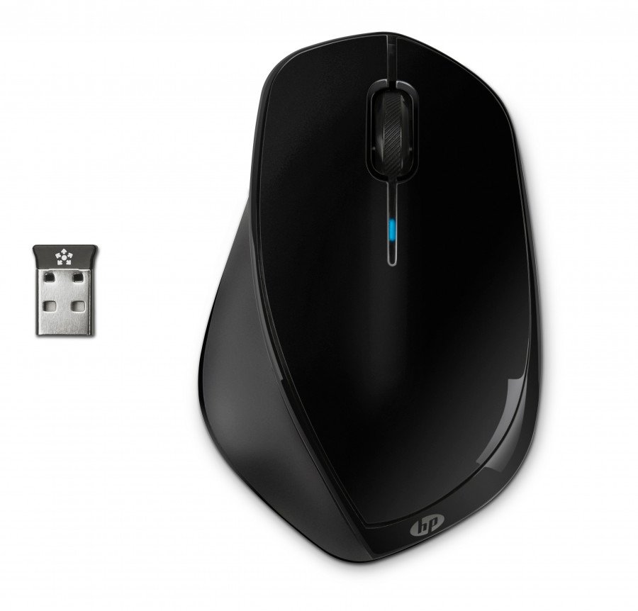 Image of Hp hewlett packard hp x4500 wireless (black) mouse HP X4500 Wireless (Black) Mouse Componenti Informatica