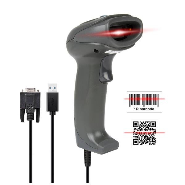 Image of Hamlet professional 2d combo usb + rs232 barcode scanner for qr and Lettori codice a barre Informatica