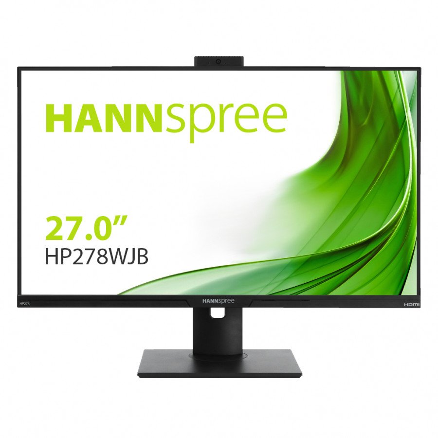 Image of Hannspree hp278wjb monitor 27 5mp webcam usb ha stand led da 23 a 36 pollici Monitor Informatica